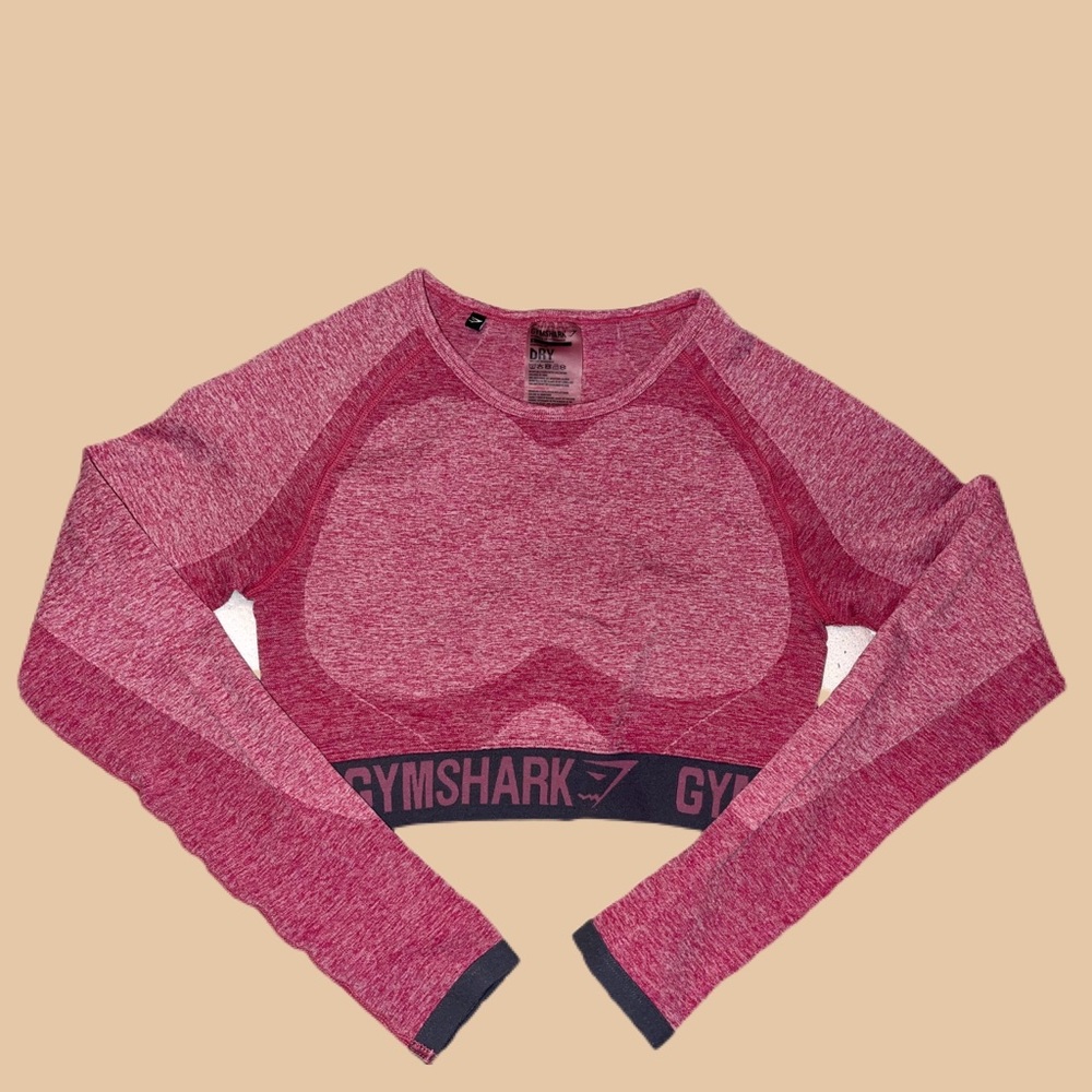 Pink gymshark top